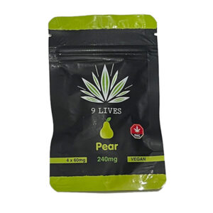 9 lives pear thc gummies
