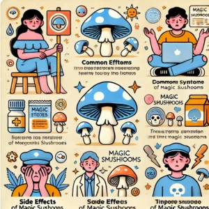 Common side effects of magic mushrooms and how to manage them, exploring potential adverse reactions, side effects, and tips for safe consumption. Learn about magic mushroom effects and where to buy magic mushrooms online Canada.