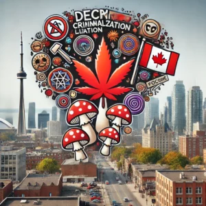 Decriminalization efforts for magic mushrooms in Canadian cities, examining ongoing movements, legal changes, and where to buy psychedelic mushrooms online.