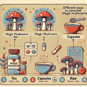 Different ways to consume magic mushrooms, exploring consumption methods, preparation techniques, and where to buy magic mushrooms online legally. Learn about consuming magic mushrooms in Canada.
