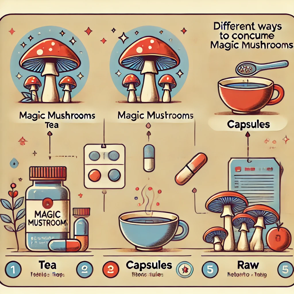 Different ways to consume magic mushrooms, exploring consumption methods, preparation techniques, and where to buy magic mushrooms online legally. Learn about consuming magic mushrooms in Canada.