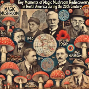 Rediscovering magic mushrooms in 20th century North America, historical insights, milestones, and where to buy magic mushrooms legally. Learn about magic mushroom rediscovery in North America.